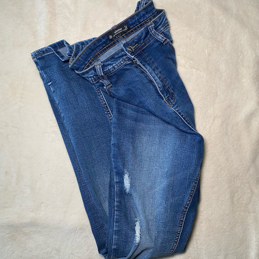 Missguided Sinner Blue Jeans Women’s Size 8 US